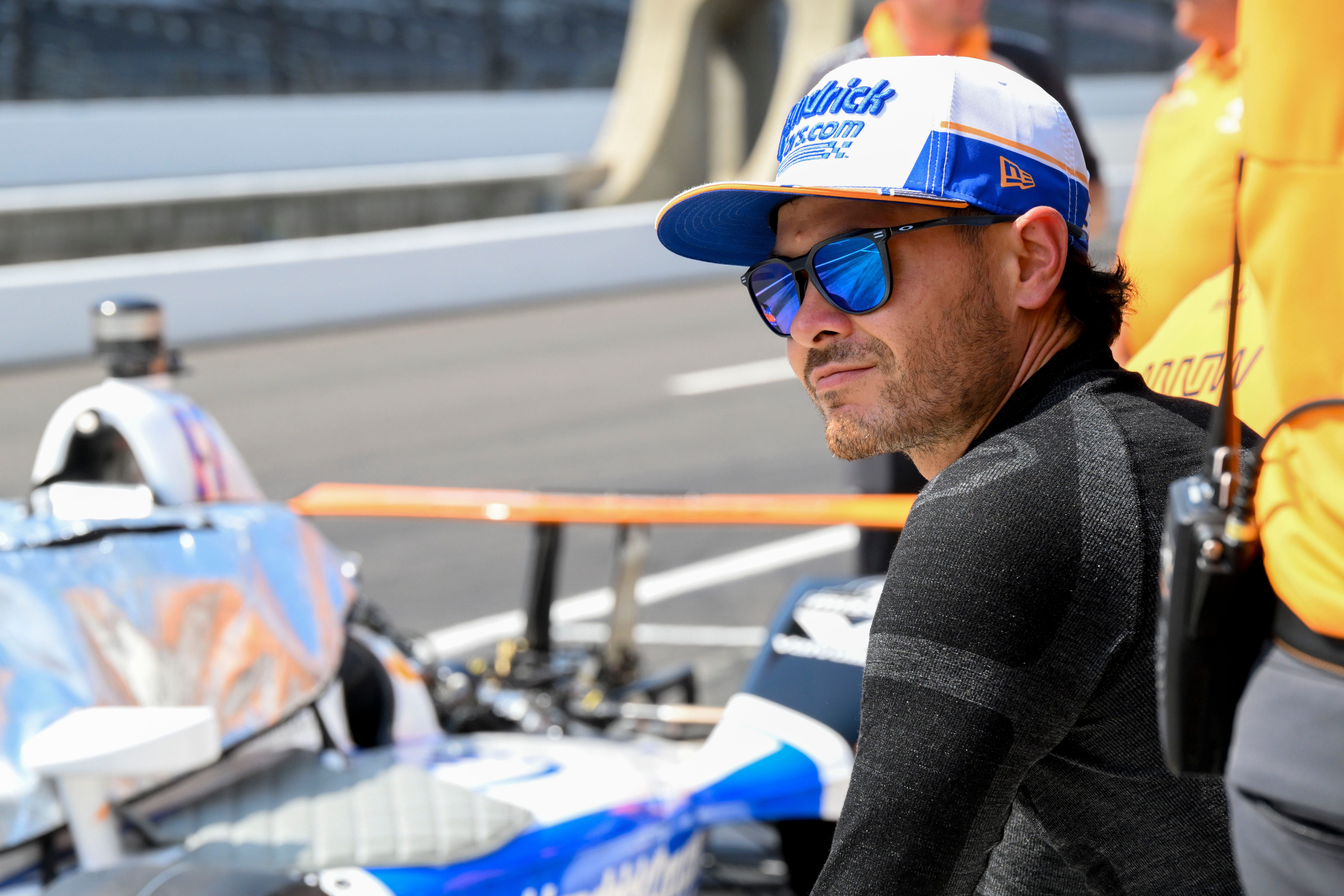 Arrow McLaren driver Kyle Larson (17) during the Indianapolis 500 practice. Source: Imagn